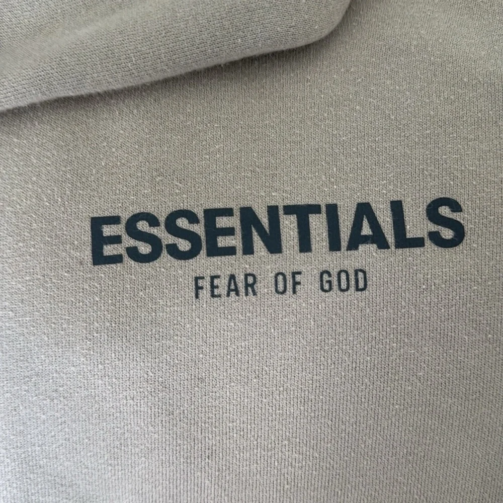 Essentials Cream Hoodie - Picture 2 of 4